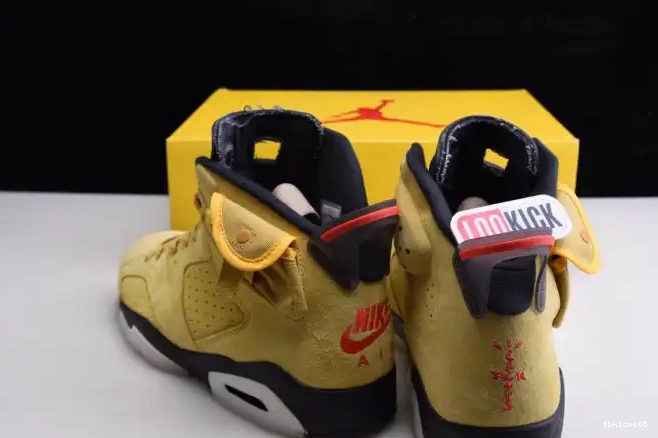 Rep TBkick JORDAN X TRAVIS SCOTT 6 YELLOW AIR CN1084-300 0616